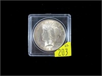 1922 Peace dollar, gem BU