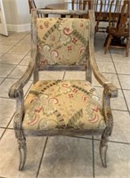 Reproduction French Louis XV Arm Chair