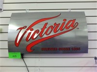 VICTORIA LIGHTED SIGN