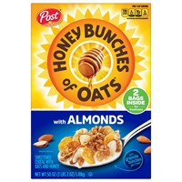 Honey Bunches Almonds Cereal 50 oz MISSING ONE BAG