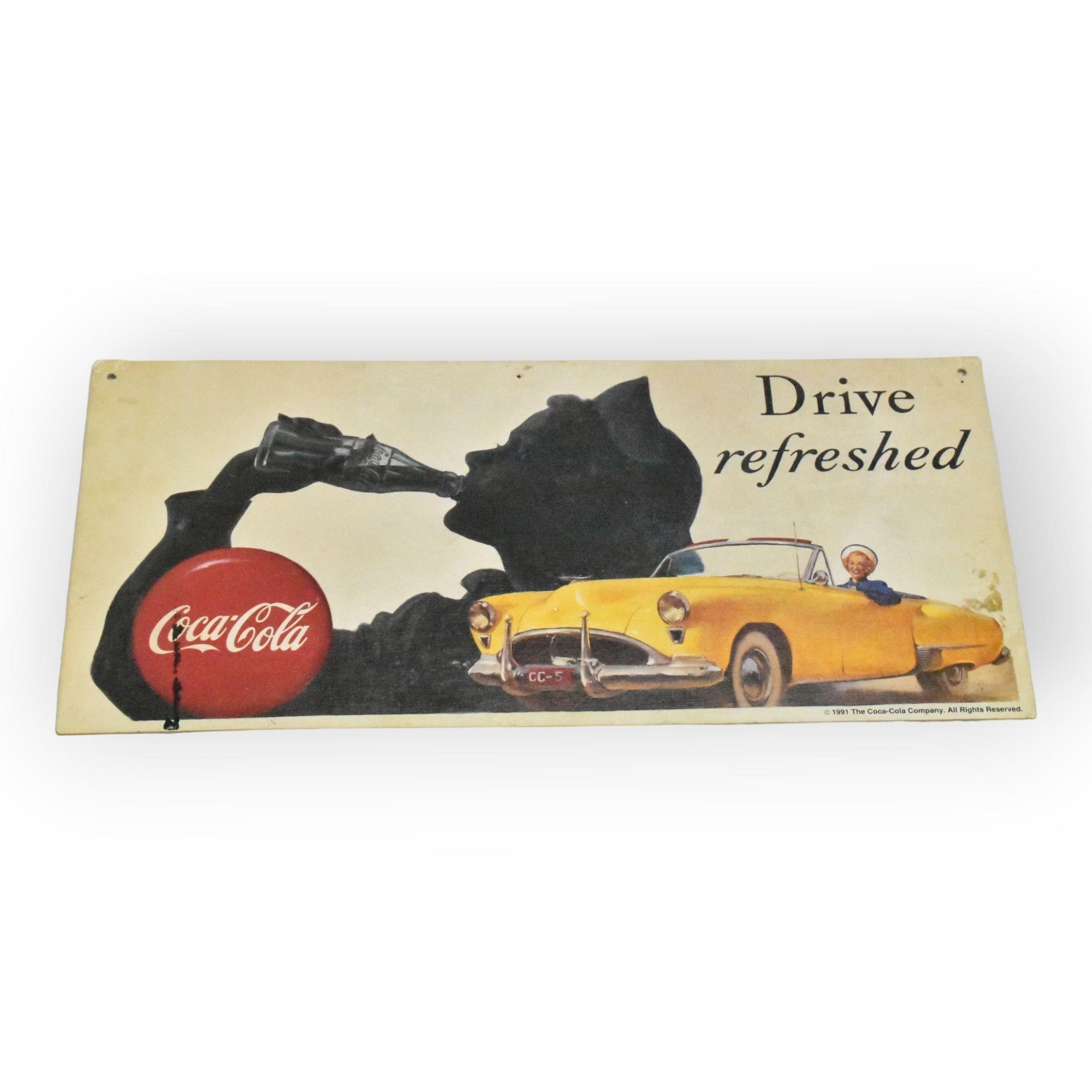 1991 Coca-Cola Ad Sign