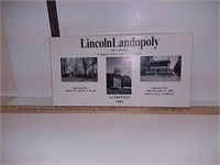LincolnLandopoly game 1st edition