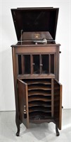 Antique Columbia Grafonola Music Cabinet