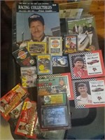 Lot of nascar cards, price guide etc.