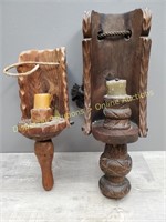 Wooden Candle Torches