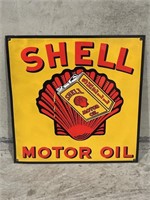 SHELL MOTOR OIL Enamel Sign - 445 x 445 
Modern