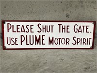 PLUME MOTOR SPIRIT Please Shut The Gate Enamel