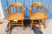 Pair of Wooden Chairs