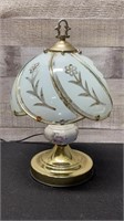 15" Vintage Brass Touch Lamp