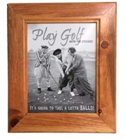 Framed Golf Jokes "Play Golf"