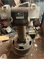 Craftsman 1/4 hp dual bench grinder w stand