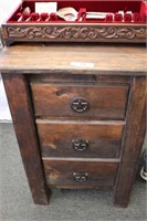 RUSTIC 3 DRAWER CABINET