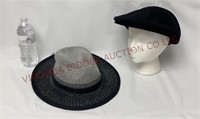 Black Hats / Caps - 2 - New w/o Tags