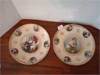 2 Mitterteich Bavaria Germany plates with