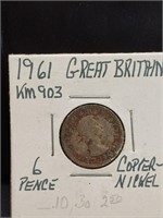 1961 Great Britain coin