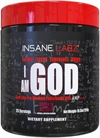 Insane Labz I am God Pre Workout, High Stim Pre