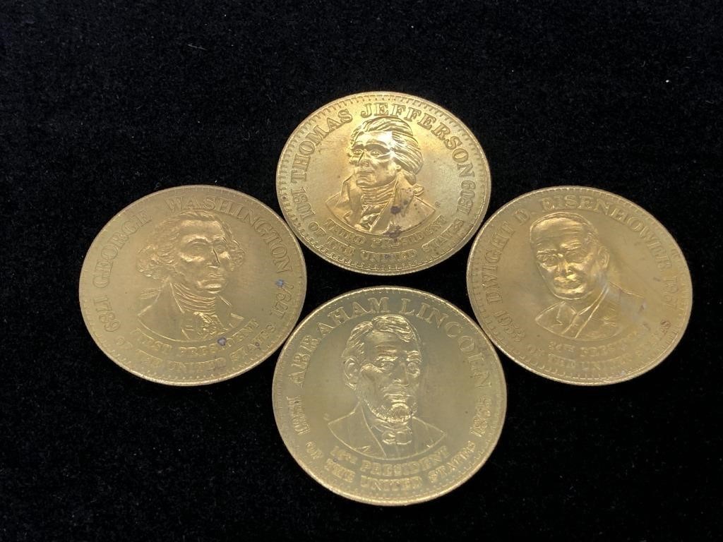 Golden President Commemorative Coins - George