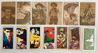 13pc Vtg Japanese Menko & Western Strip Cards