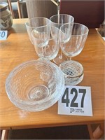 Acrylic Wine Glasses & Miscellaneous(Sunroom)