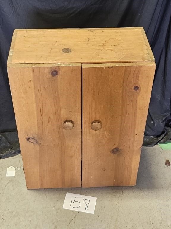 Wooden Table Top Cabinet 18"x9.5"x24"