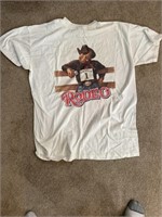 1993 Joe camel cigarette rodeo T-shirt size XL