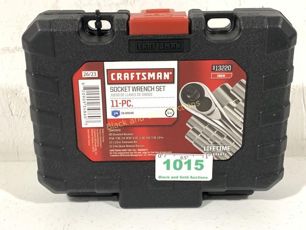 New Craftsman 11 Piece Socket Wrench Set