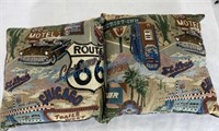 Route 66 pillows