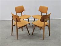 4 Imperial Jans Kuyper Beech Dining Chairs