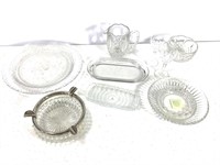 Glass & Crystal Items, Butter Dish, Sherry Glass +