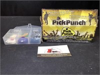 Guitar picks and pick punch
