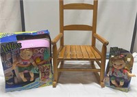 Kids Wooden Rocking Chair, Littles by Baby Alive