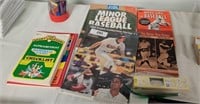 Assorted MLB magazines, guides, and tickets
