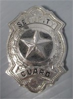 Security guard badge. Measures: 2.75" Long.