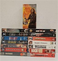 (15) Sealed VHS Format Movie Tapes