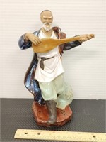 Vintage Chinese Shiwan Mud Man Musician