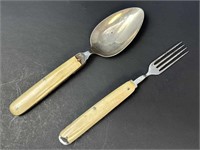 Fork & Spoon (see handles)
