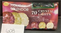 Holiday Splendor Crystal Lights