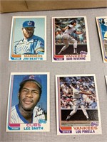 Box of Vintage Tops 1982 Baseball Cards