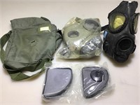 Pair Gas Masks with carry bag