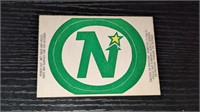 1973 74 OPC Hockey Logo Card Minnesota