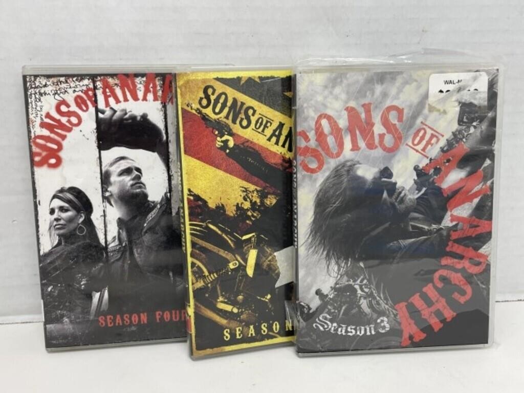 3 Seasons Of Sons Of Anarchy On Dvd
