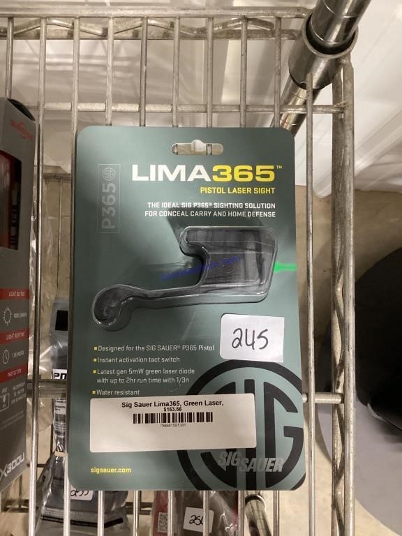 Lima 365 pistol laser sight