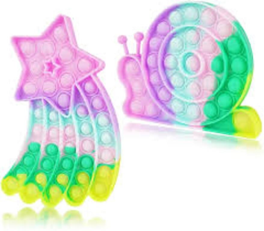 Silicone Sensory Pop Bubble Fidget Toy Set 3 PCE