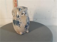 1999 Bill Heyduck stoneware pottery cat pitcher