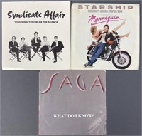 Saga, Starship, & Syndicate Affair Vinyl 45