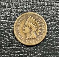 1862 US Indian Cent