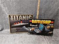 Titanic and Battleship Board Games