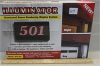 NEW ILLUMINATED HOUSE NUMBERING DISPLAY SYSTEM