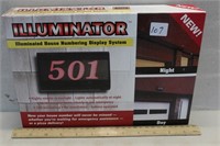 NEW ILLUMINATED HOUSE NUMBERING DISPLAY SYSTEM
