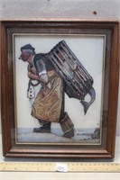 NEAT FRAMED NORMAN ROCKWELL PRINT
